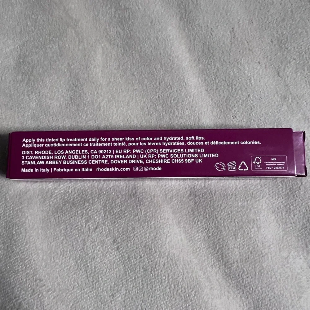 ✨ Rhode Peptide Lip Tint “Raspberry Jelly” 🍓 |Hailey Bieber Viral Lip Balm | NIB